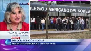 Entrevista a Nelia Tello Peón sobre tiroteo en secundaria de Monterrey