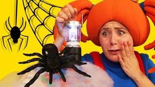 ? Хэллоуин! Царевна рассказывает страшилку про черного паука ? Поиграйка  #Halloween
