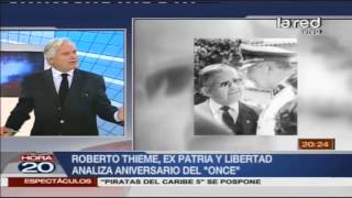 Roberto Thieme, ex Patria y Libertad, analiza aniversario del 11 de septiembre