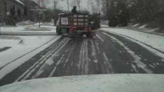 Liquid Mgic Salt - Watch how fast it works on asphalt