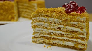 Торт МЕДОВИК и Сметанно - Сливочный Крем | Очень Нежный!! Cake Medovik
