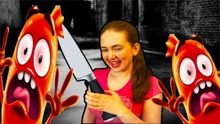 БЕГИ СОСИСКА, БЕГИ!!! Второй забег! ВЕСЕЛАЯ ИГРА КАК ТОМ ЗА ЗОЛОТОМ ОТ КАНАЛА КАТАЛЕКС!