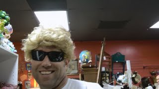Danger swifty in an antique store!