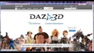 DAZ 3D. Часть 1. Общий обзор сервиса и загрузка программ