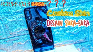 Rekomendasi Custom Skin/Garskin HP VENOM EDITION Redmi Note 7 + Cara Pasang nya