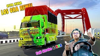 Aksi Oppa Muda Oleng di Tol Trans Jawa Full RGB dan LED