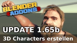 Manuel Bastioni Lab UPDATE 1.65b - 3D Charaktere erstellen - Blender 3D Tutorial