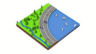 Landschaft Animation