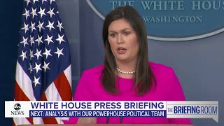 White House press briefing on Trump's Iran tweet, Mueller investigation | ABC News