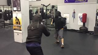 LIHFS dagger sparring: Greg Josenhans vs. Jeffrey Baravarian - May 3, 2018
