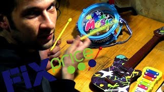 Ксилофон и барабан из Fix Price за 50 рублей