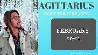 SAGITTARIUS - "YOU ARE THE TROPHY THEY HAVE TO WIN" FEBRUARY 20-21 DAILY TAROT READING