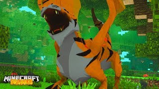 Alpha TIGER dragon ATTACKS! - Minecraft Dragons