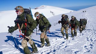 Восхождение высокогорных подразделений ВС РФ на Эльбрус
