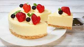 天使のくちどけホワイトチョコレートチーズケーキAngel's lips white chocolate cheesecake