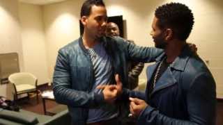 Romeo, Usher & Rico Love Backstage MSG