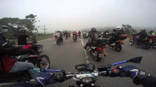 FZ6N - Como dormir andando de moto!! - Operação Comboio na Rod. dos Imigrantes