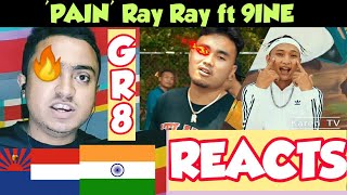 'PAIN' Ray Ray ft 9INE | INDIAN Reaction | Karen Hiphop 2019 (KAREN1TV)