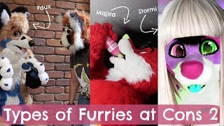 TYPES OF FURRIES AT CONS 2 (w/ @Stormi Folf & @Faux Films)