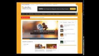 Настройка темы wordpress Sahifa. 3 урок