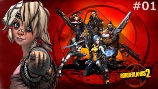 Let's Play Borderlands 2: Part 1 - OH CLAPTRAP!~♥ [Shinobi, Lolishy♥, Chaos and Mystery]