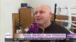 Igazi jótékonysági pofonpartit rendeztek Zalaegerszegen – M1 Híradó 2019-12-08 12:00