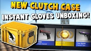CS:GO - New Clutch Case! - WORLDS FIRST CLUTCH GLOVES UNBOXED?