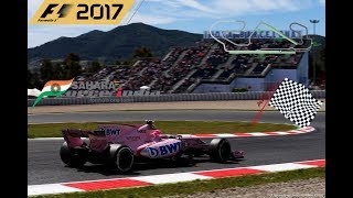 TIME ATTACK |F1™ 2017| Barcelona - Sahara Force India VJM10 ||Logitech G29||