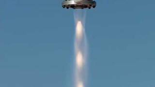 High speed video rocket mach diamond shock diamonds