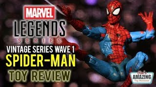 Marvel Legends Spider-Man Hasbro Vintage Series Action Figure Review