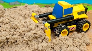 Машинки мультфильм - Мир машинок - 135 серия:  Спецтехника, Бульдозер.Развивающий мультик для детей.
