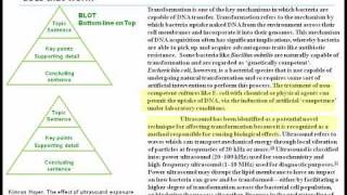 Creating Coherent Paragraphs: Topic Sentences, Echo Words, Transitions