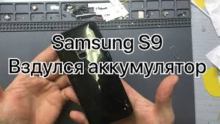 Вздулся аккумулятор на Samsung S9/Выдавило заднюю крышку