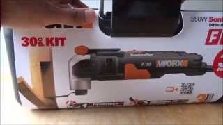 Unboxing Worx WX680 SDS Sonicrafter F30 Multi Tool - 350W