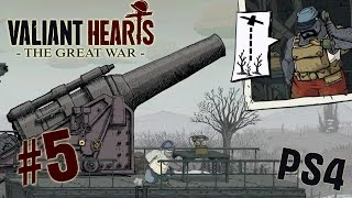 Прохождение Valiant Hearts - The Great War | Вражеские артиллерийские позиции #5 | Геймплейное видео