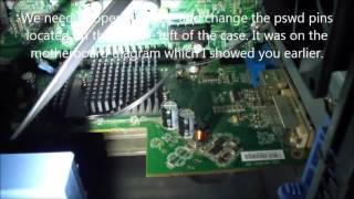 Dell Dimension 9150 BIOS Password and CMOS Reset