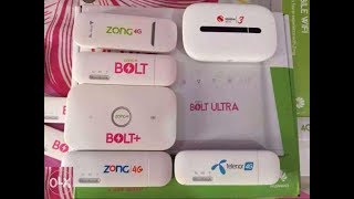 how to unlock Huawei  wifi devices jazz/Zong/telenor devices