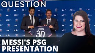 Paris Saint-Germain rolls out red carpet for Messi introduction