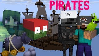 MONSTER SCHOOL - PIRATE CHALLENGE - Minecraft Animation