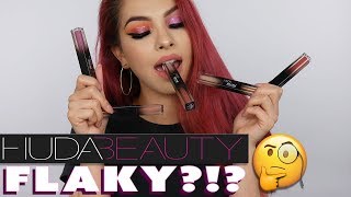 Huda Beauty Matte & Metal Melted Double Ended Eyeshadow Swatches | Review