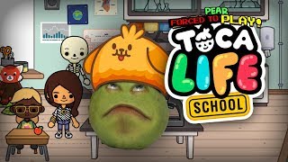 Pear FORCED to Play - Toca Life: School