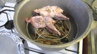 Копчение мяса на кухне