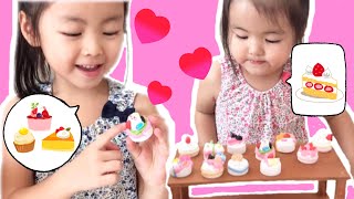 【キャップdeケーキ】本物みたいに美味しそう！ペットボトルキャップを使ったケーキの作り方。100均工作。How to make a cake with a plastic bottle cap.
