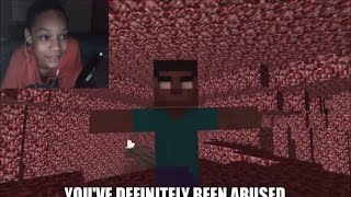 Steve VS Herobrine Rap Battle REACTION | BRING IT ON
