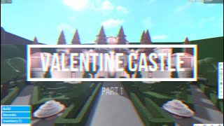 Bloxburg Speed build ♡ Valentine's Castle ♡ Part 1