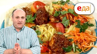 Илья Лазерсон | Эфиопские блинчики инджеро и острое рагу из курицы | Кухня по заявкам