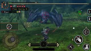 [MHP2G ios]HR8 Nargacuga(Heroics)나루가 천붕 0분침 몬스터헌터