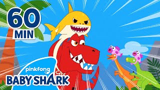 Dinosaur Baby Shark Doo Doo Doo | +Compilation | Baby Shark Songs 
