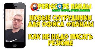 Панда набирает себе в офис новых работников | Как не надо писать резюме