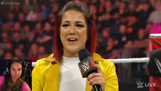 WWE Raw Bayley Challenges Bianca to Ladders Match 9/26/22